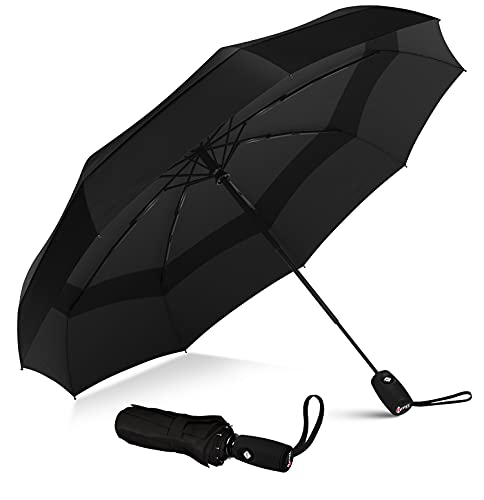 Repel Umbrella Windproof Travel Umbrella - Wind Resistant, Small - Compact, Light, Automatic, Strong Steel Shaft, Mini, Folding and Portable - Backpack, Car, Purse Umbrellas for Rain - Men and Women