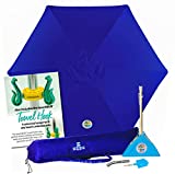 beachBUB ™ All-In-One Beach Umbrella System. Includes 7 ½' (50+ UPF) Umbrella, Oversize Bag, beachBUB ™ Base & Accessory Kit