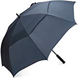 G4Free 68 Inch Automatic Open Golf Umbrella Double Canopy Extra Large Oversize Windproof Waterproof Stick Umbrellas(Navy Blue)